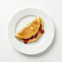 Schaumeierkuchen (Omelette souffle) gebraten, gefüllt mit Konfitüre