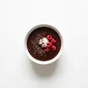 Schokoladen-Milchkaltschale gebunden mit Stärke