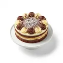 Schwarz-Weiß-Buttercremetorte (Wasserbiskuit)