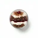 Schwarzwaldbecher mit Quark (mit Alkohol)