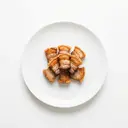 Schwein Brustspitze, gebraten ohne Fett (Ofen)