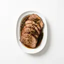 Schwein Hüfte/Schinkenspeck, geschmort ohne Fett