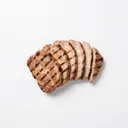 Schwein Kamm, tiefgefroren, gegrillt