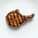 Schwein Kotelett (Rücken/cranial) mariniert, gegrillt