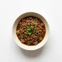 Schwein/Rind, Hackfleisch gemischt, tiefgefroren, geschmort ohne Fett