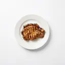 Schwein Schnitzel (Oberschale) mariniert, gegrillt