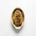 Schweinelende im Wirsingmantel, gebraten im Ofen