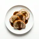 Schweinerollbraten mit Sauce