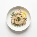 Schwertfisch tiefgefroren, gedünstet