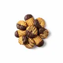 Spritzgebäck (Rührmasse) schokoliert