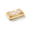 Teigschnitte gefüllt mit Milchcreme