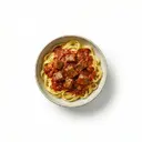 Teigwaren eifrei, mit Kalbsgulasch