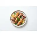 Tintenfisch tiefgefroren, gebraten ohne Fett (Ofen)