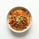 Tofu-Bolognese vegan