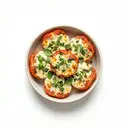 Tomaten mit Käse-Kräuterfüllung, gebacken