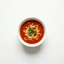 Tomatensuppe aus Tomatenmark, Gemüsebrühe und Teigwaren eifrei