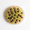 Traubentorte (Sandmasse) mit Vanillecreme und Klarguss