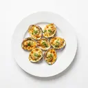 Venusmuschel gekocht, gratiniert ohne Fett (Ofen)