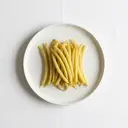 Wachsbohne gesäuert, abgetropft