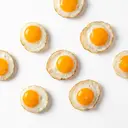 Wachtelei gebraten ohne Fett (Pfanne)