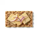 Weizenvollkornknäckebrot mit Ölsamen, Hartkäse und Zwiebeln