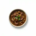 Westfälischer Pfefferpotthast mit Rindfleisch und Sauce