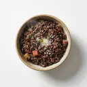 Wildreismischung gedünstet (mit Fett und Salz)