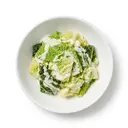 Wirsing gekocht, mit Grundsauce hell/weiß