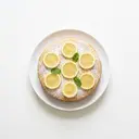 Zitronensahnetorte (Wasserbiskuit)