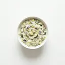 Zucchini-Auberginensauce von heller/weißer Grundsauce