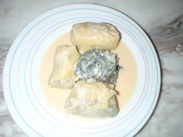 Foto von Griechische Hühnersuppe Avgolemono – fertig angerichtet