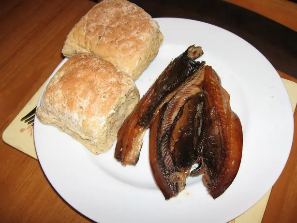 Foto von Klassische Craster Kippers – fertig angerichtet