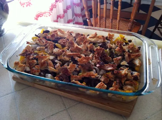 Foto von Amerikanischer Chicken Casserole – fertig angerichtet