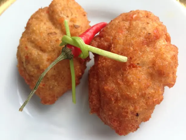 Foto von Westafrikanische Akara Bällchen – fertig angerichtet