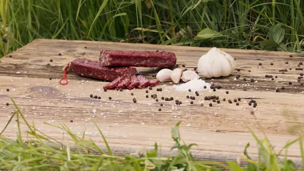 Foto von Appenzeller Pantli hausgemacht – fertig angerichtet