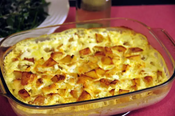 Foto von Portugiesischer Bacalhau mit Sahne – fertig angerichtet