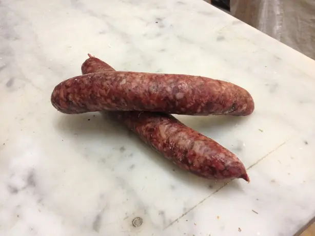 Foto von Toskanischer Bardiccio-Salami – fertig angerichtet