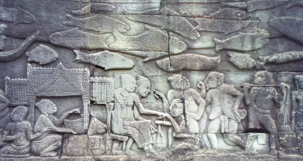 Foto von Kambodschanische Lort Cha Nudeln – fertig angerichtet