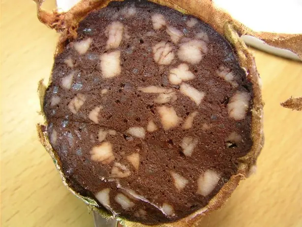 Foto von Westfälische Beutelwurst hausgemacht – fertig angerichtet