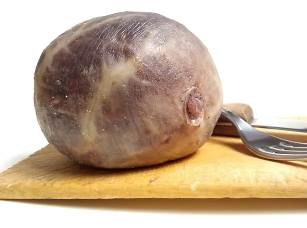 Foto von Toskanischer Biroldo mit Schweineblut – fertig angerichtet