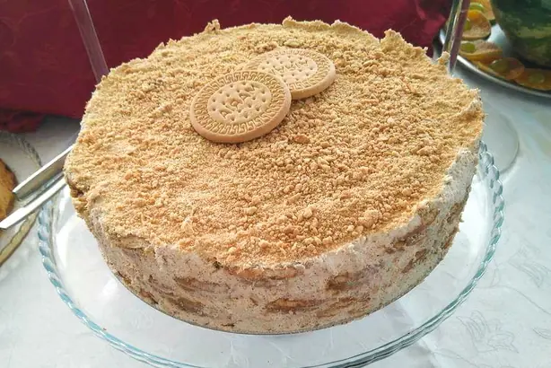 Foto von Portugiesischer Biscuit-Kuchen – fertig angerichtet