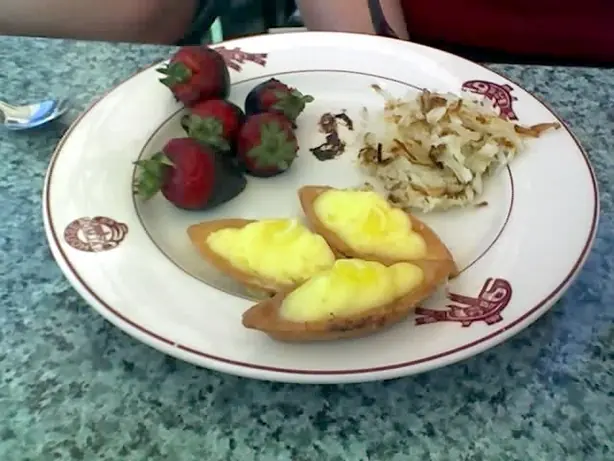 Foto von Französische Barquettes mit Pilzragout – fertig angerichtet