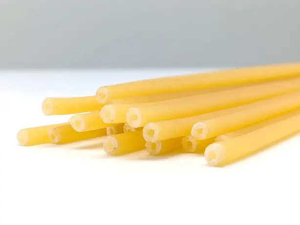 Foto von Römische Bucatini mit Amatriciana – fertig angerichtet