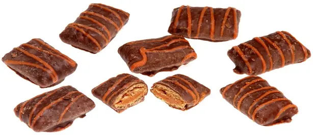 Foto von Hausgemachte Butterfinger Riegel – fertig angerichtet