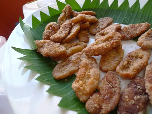 Foto von Philippinische Cascaron Bällchen – fertig angerichtet