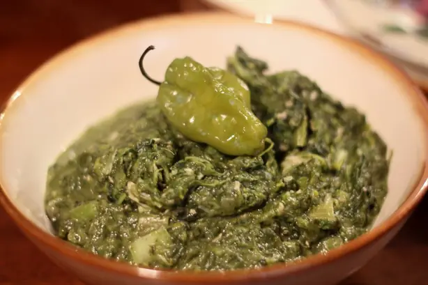 Foto von Trinidad Callaloo Klassisch – fertig angerichtet