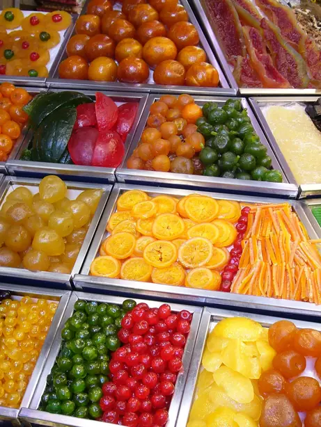 Foto von Klassisch kandierte Früchte – fertig angerichtet