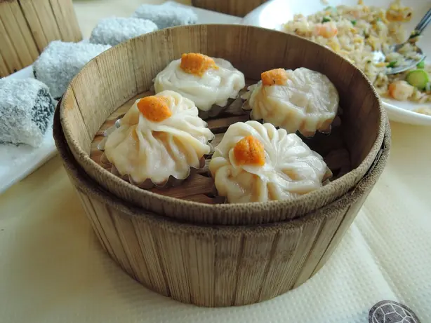 Foto von Klassische Shanghaier Xiaolongbao – fertig angerichtet