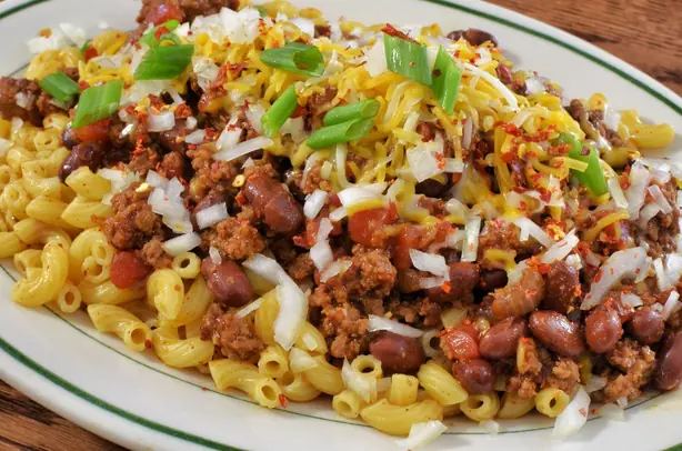 Foto von Amerikanisches Chili Mac Klassisch – fertig angerichtet