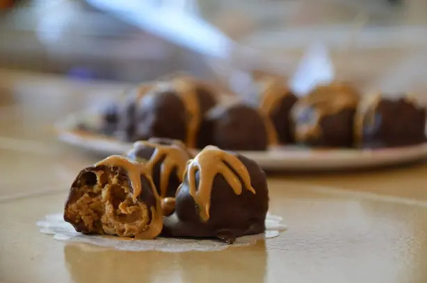 Foto von Klassische Französische Schokotrüffel – fertig angerichtet